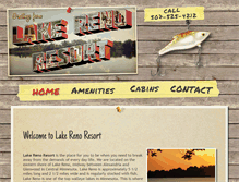 Tablet Screenshot of lakerenoresort.com